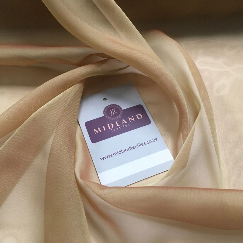 Plain Cationic Chiffon Fabric 57" Wide - Premium Lightweight MD895