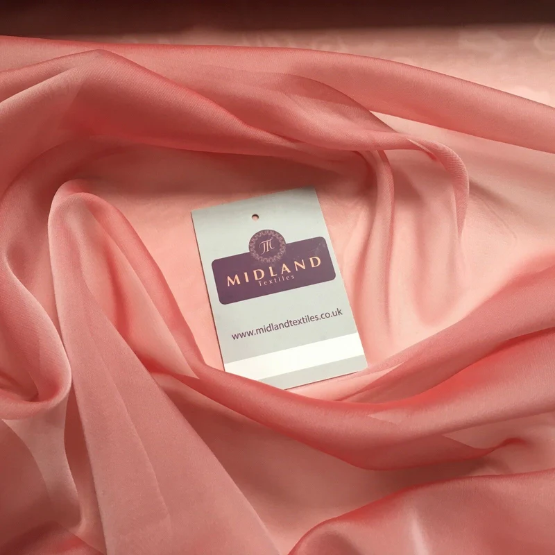 Plain Cationic Chiffon Fabric 57" Wide - Premium Lightweight MD895