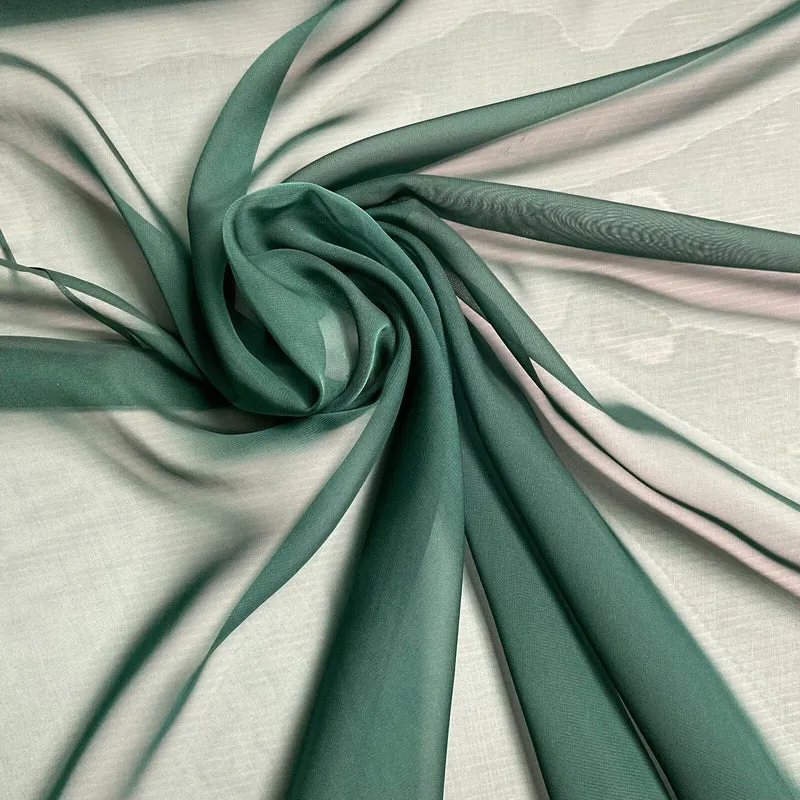 Plain Cationic Chiffon Fabric 57" Wide - Premium Lightweight MD895