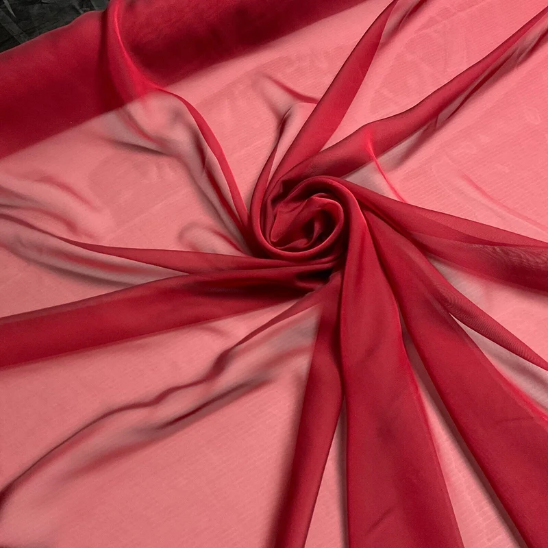 Plain Cationic Chiffon Fabric 57" Wide - Premium Lightweight MD895