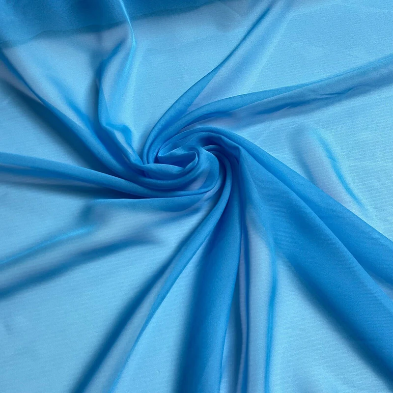 Plain Cationic Chiffon Fabric 57" Wide - Premium Lightweight MD895