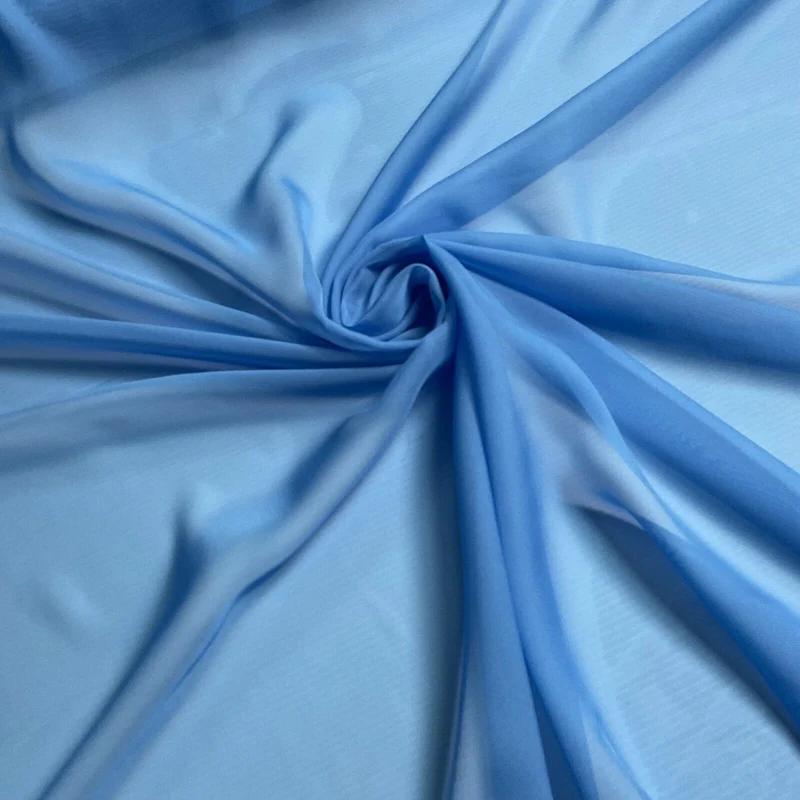 Plain Cationic Chiffon Fabric 57" Wide - Premium Lightweight MD895