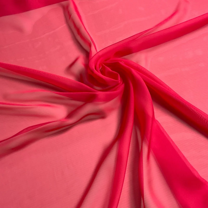 Plain Cationic Chiffon Fabric 57" Wide - Premium Lightweight MD895