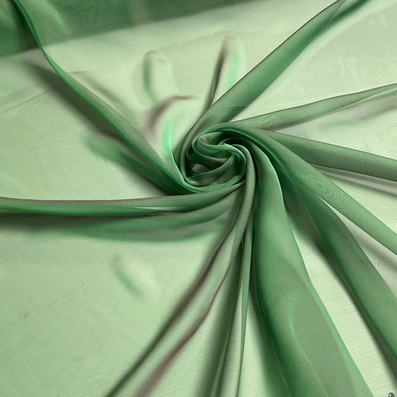 Plain Cationic Chiffon Fabric 57" Wide - Premium Lightweight MD895