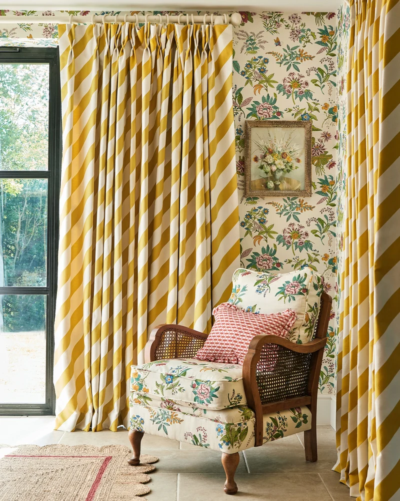 Paper Straw Stripe - lapis