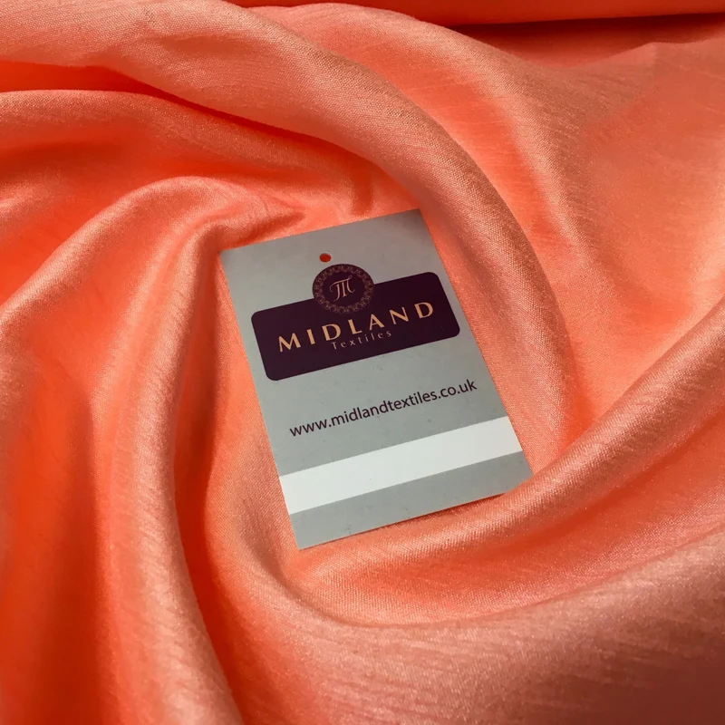 £3.50 Shimmer Raw Faux Silk Dupion Dress Fabric 45" Wide M805 Mtex