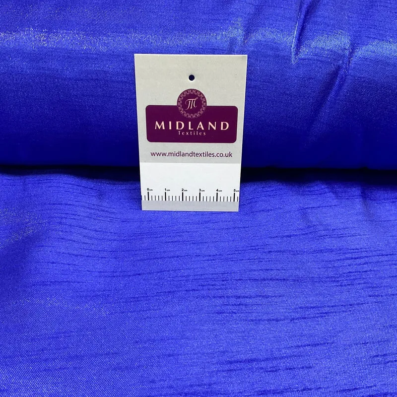 £3.50 Shimmer Raw Faux Silk Dupion Dress Fabric 45" Wide M805 Mtex