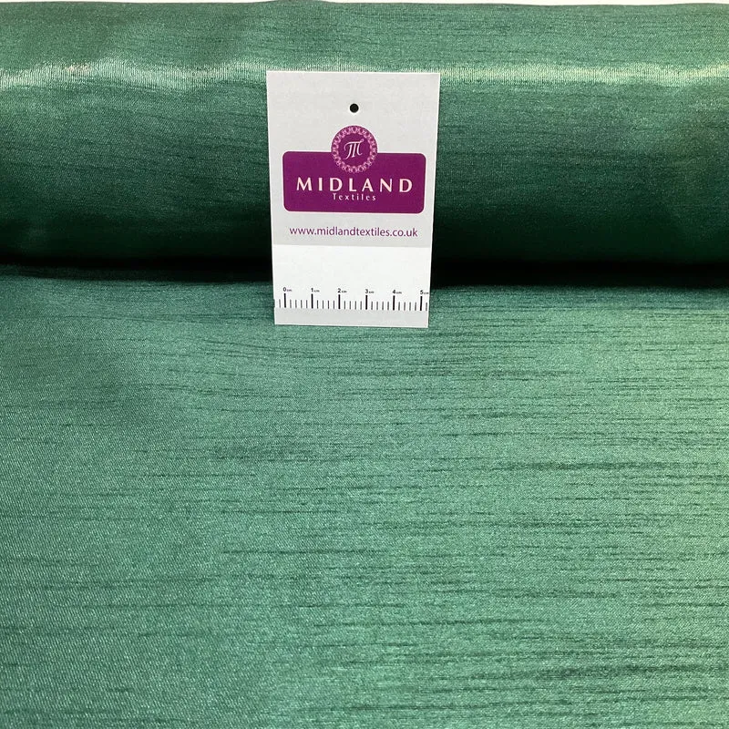 £3.50 Shimmer Raw Faux Silk Dupion Dress Fabric 45" Wide M805 Mtex