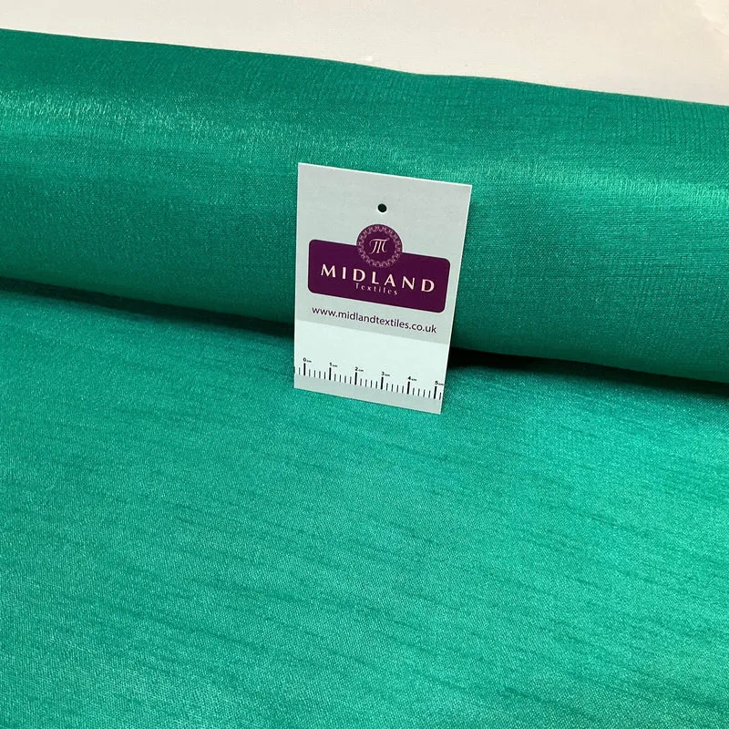 £3.50 Shimmer Raw Faux Silk Dupion Dress Fabric 45" Wide M805 Mtex
