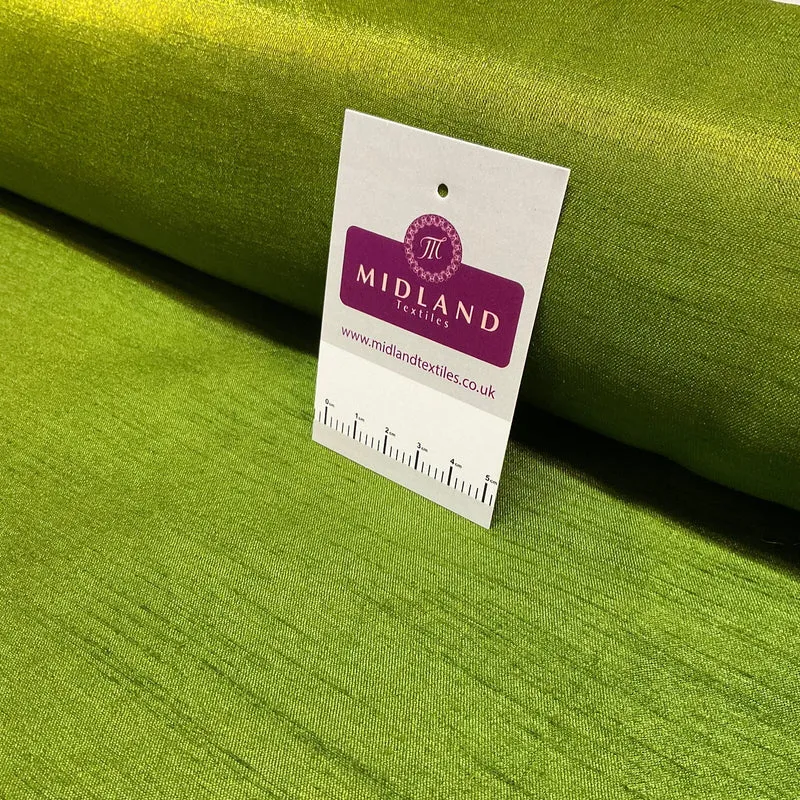 £3.50 Shimmer Raw Faux Silk Dupion Dress Fabric 45" Wide M805 Mtex