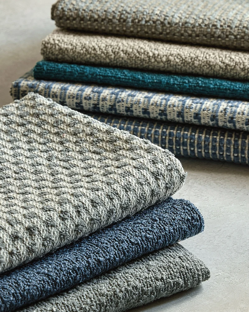 Outdoorstoff Bouclé - rhubarb