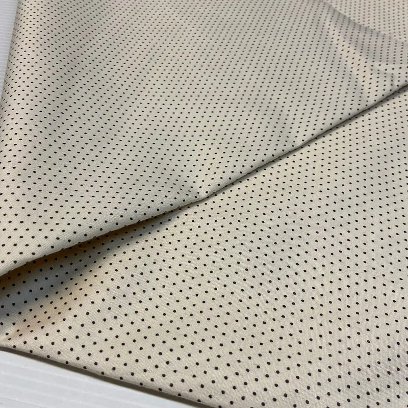Micro dot spot Cotton Poplin dress Fabric Sold by the meter M1897