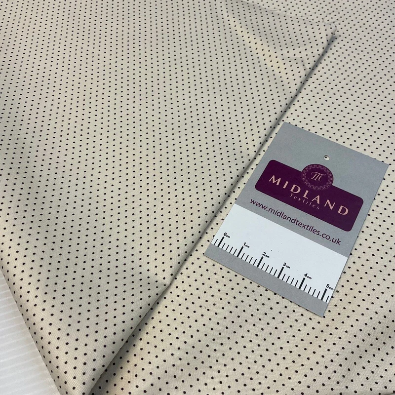 Micro dot spot Cotton Poplin dress Fabric Sold by the meter M1897