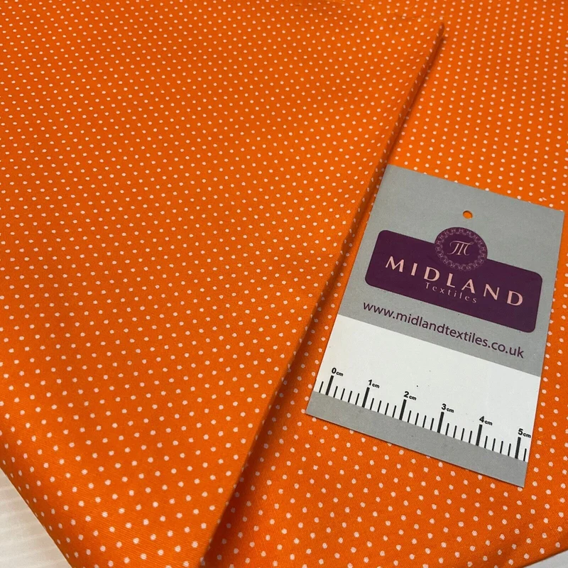 Micro dot spot Cotton Poplin dress Fabric Sold by the meter M1897