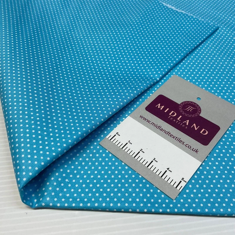 Micro dot spot Cotton Poplin dress Fabric Sold by the meter M1897