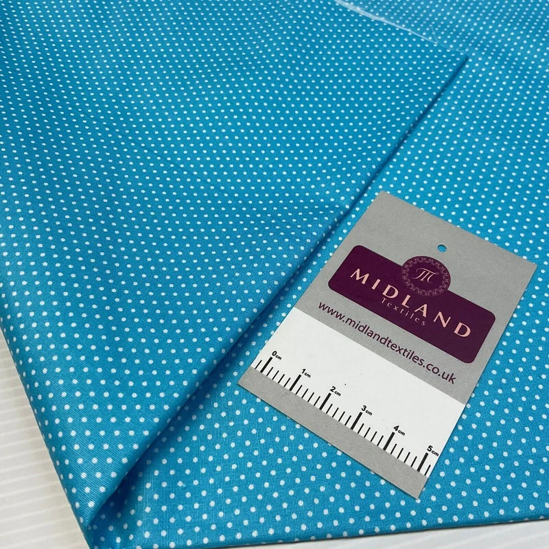 Micro dot spot Cotton Poplin dress Fabric Sold by the meter M1897