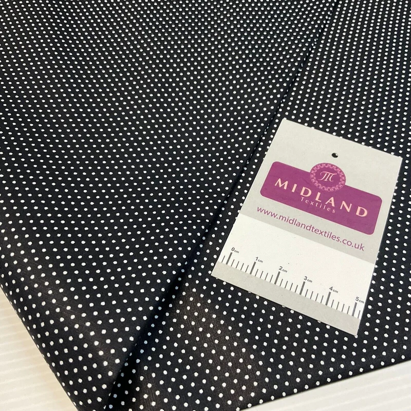 Micro dot spot Cotton Poplin dress Fabric Sold by the meter M1897
