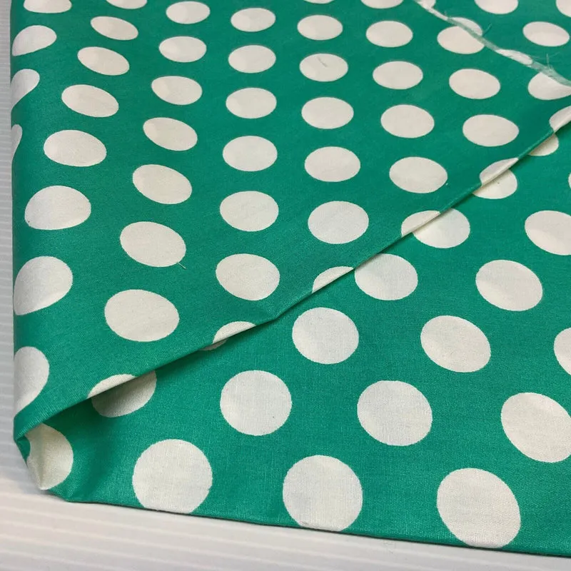 Polka dot spot Cotton Poplin dress Fabric Sold by the meter M1896