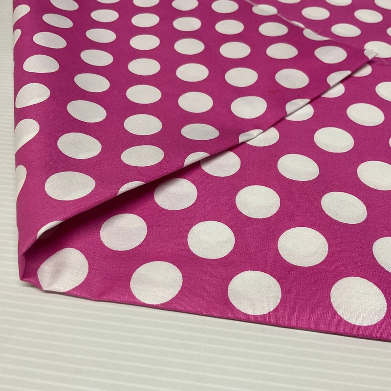 Polka dot spot Cotton Poplin dress Fabric Sold by the meter M1896