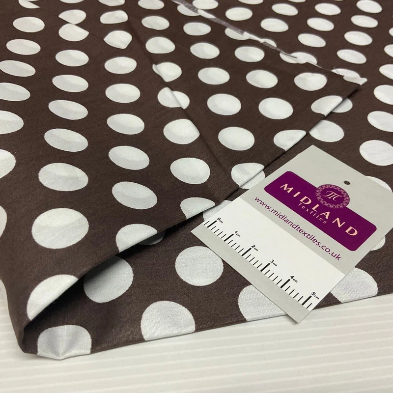Polka dot spot Cotton Poplin dress Fabric Sold by the meter M1896