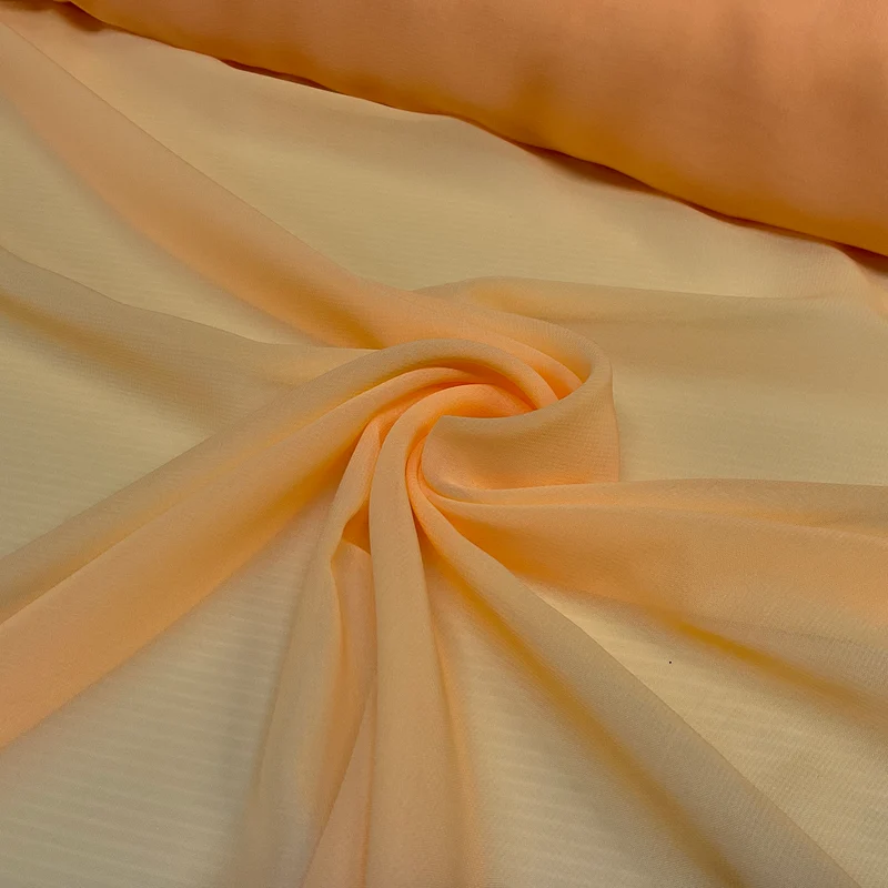 Plain lightweight sheer chiffon dress scarf fabric 150cm wide M2073