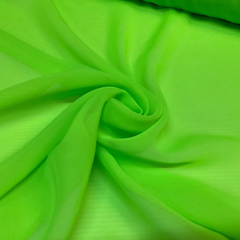 Plain lightweight sheer chiffon dress scarf fabric 150cm wide M2073