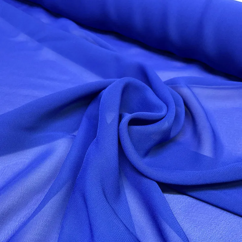 Plain lightweight sheer chiffon dress scarf fabric 150cm wide M2073