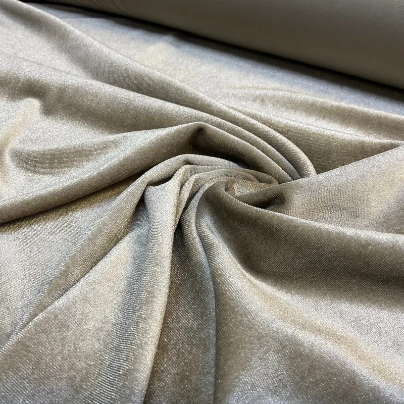 Plain Spandex Plush Velour Fabric – 147cm Wide – Soft Stretch Luxury M2072