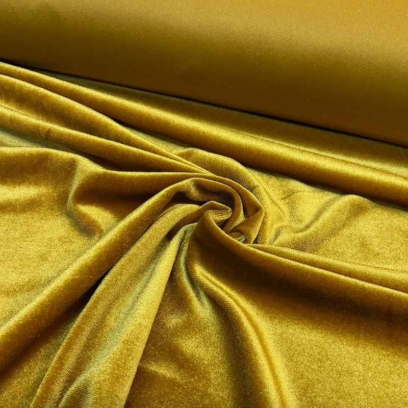 Plain Spandex Plush Velour Fabric – 147cm Wide – Soft Stretch Luxury M2072