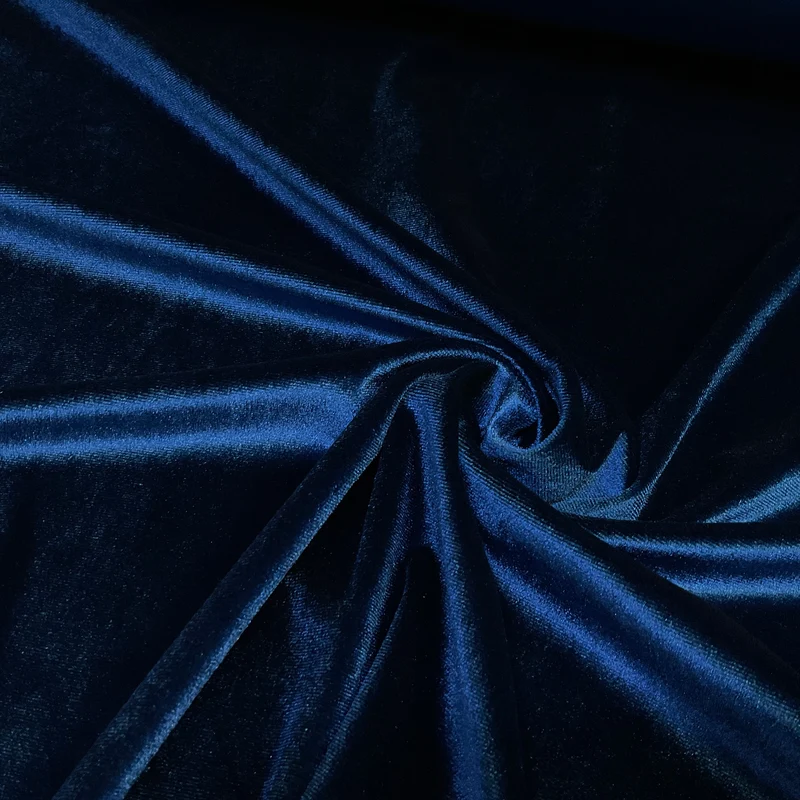 Plain Spandex Plush Velour Fabric – 147cm Wide – Soft Stretch Luxury M2072