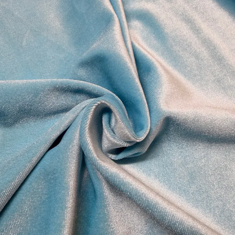 Plain Spandex Plush Velour Fabric – 147cm Wide – Soft Stretch Luxury M2072