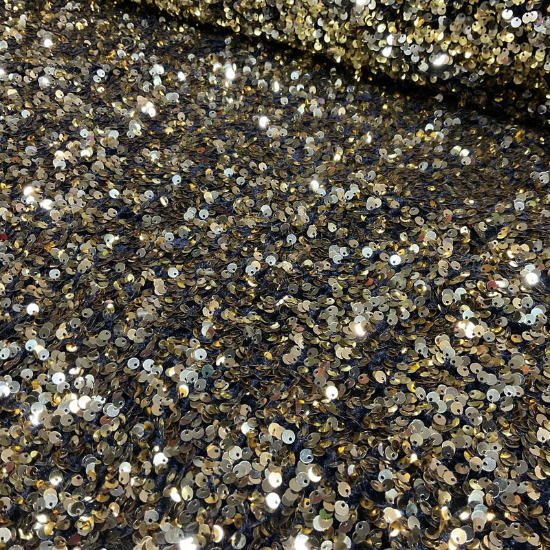 Heavy Plush Sequin Velour Fabric 115cm Wide Luxury Glitter Sparkle M2071
