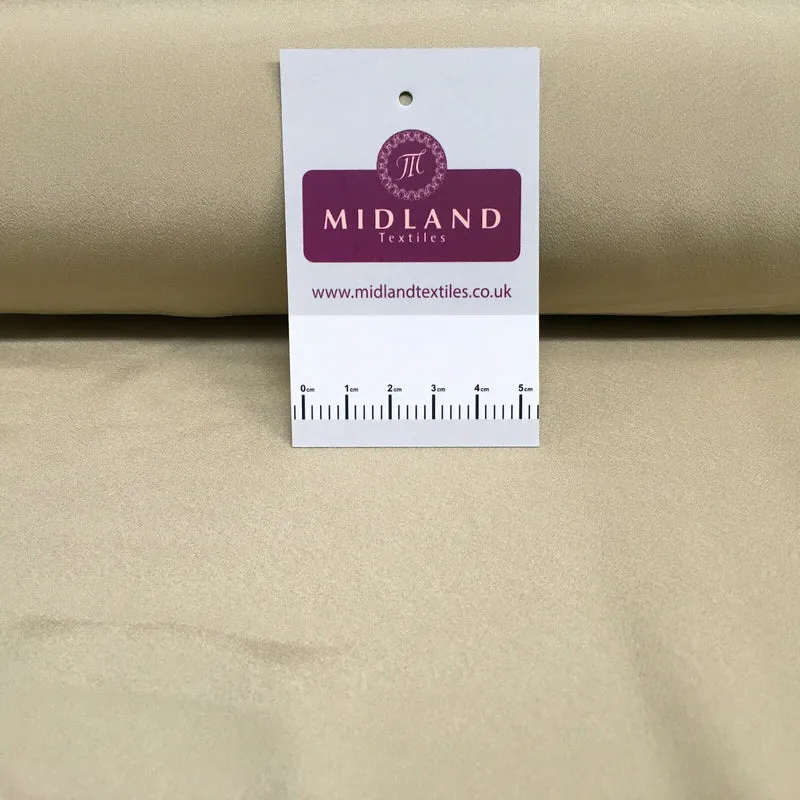 Silky Soft Crepe Plain Fabric - Smooth Drape Quality MR1520