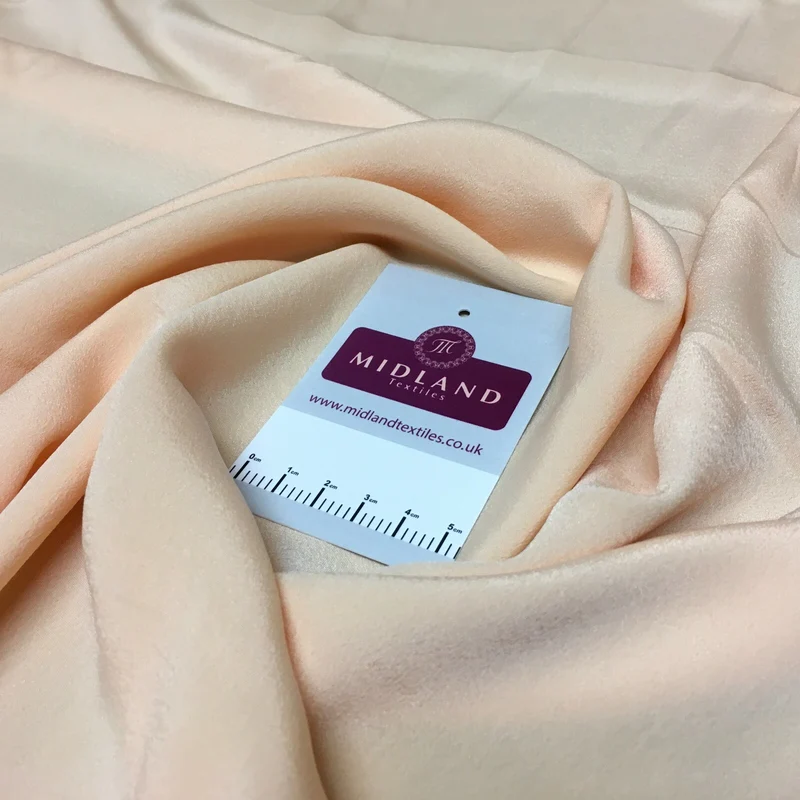 Silky Soft Crepe Plain Fabric - Smooth Drape Quality MR1520