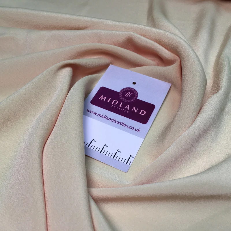 Silky Soft Crepe Plain Fabric - Smooth Drape Quality MR1520