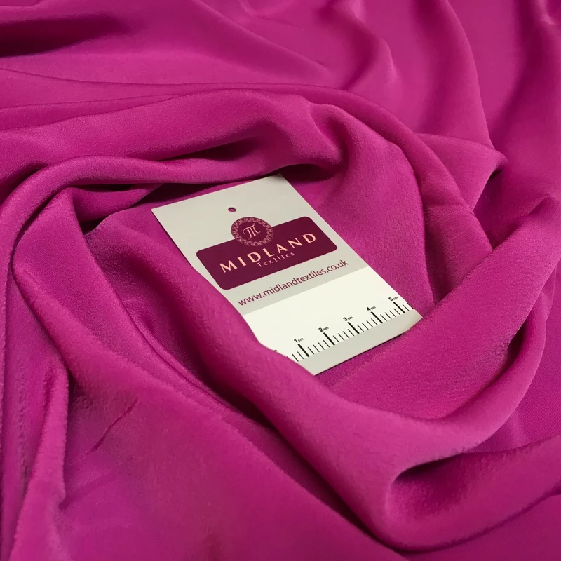 Silky Soft Crepe Plain Fabric - Smooth Drape Quality MR1520