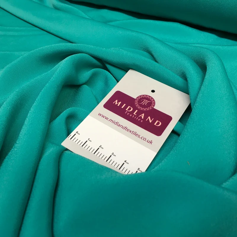 Silky Soft Crepe Plain Fabric - Smooth Drape Quality MR1520