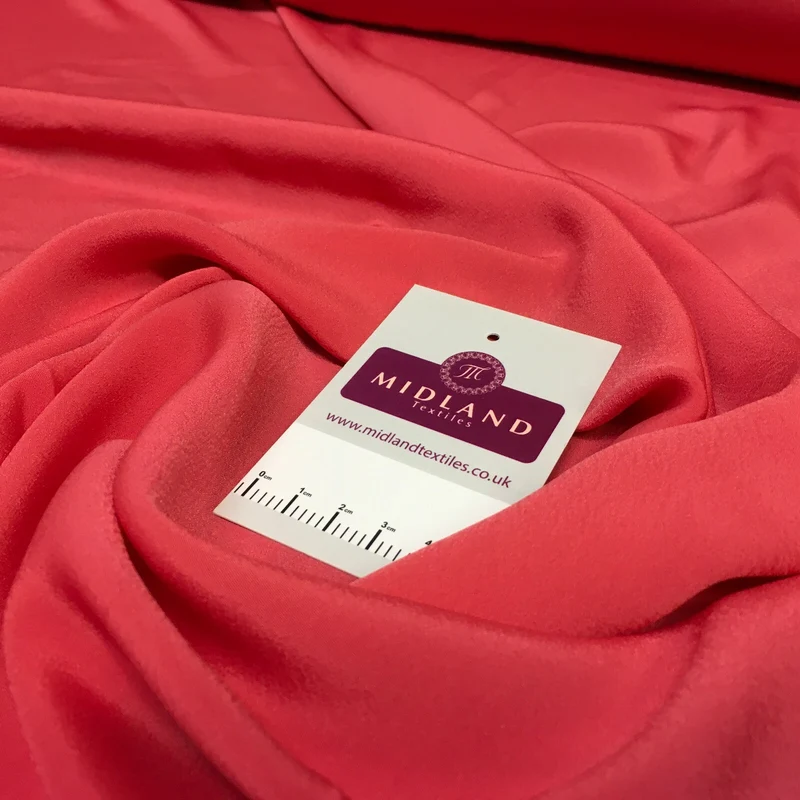 Silky Soft Crepe Plain Fabric - Smooth Drape Quality MR1520