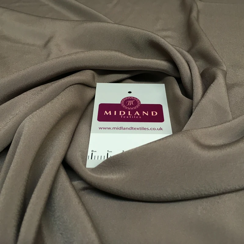 Silky Soft Crepe Plain Fabric - Smooth Drape Quality MR1520