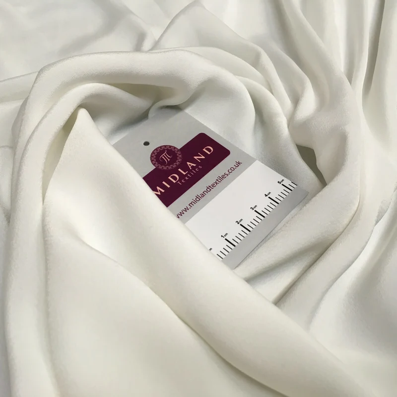Silky Soft Crepe Plain Fabric - Smooth Drape Quality MR1520