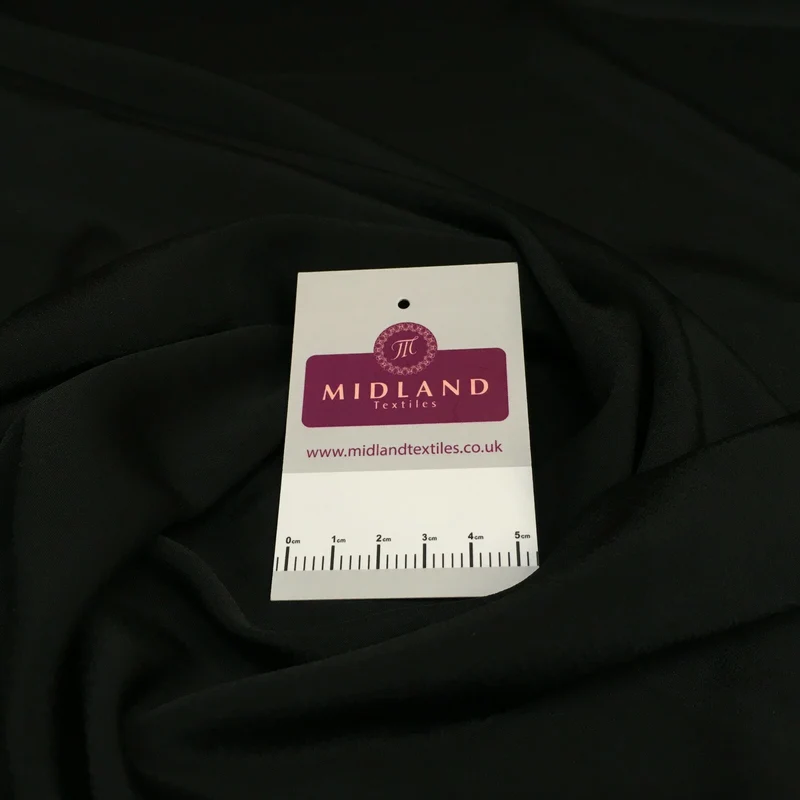 Silky Soft Crepe Plain Fabric - Smooth Drape Quality MR1520