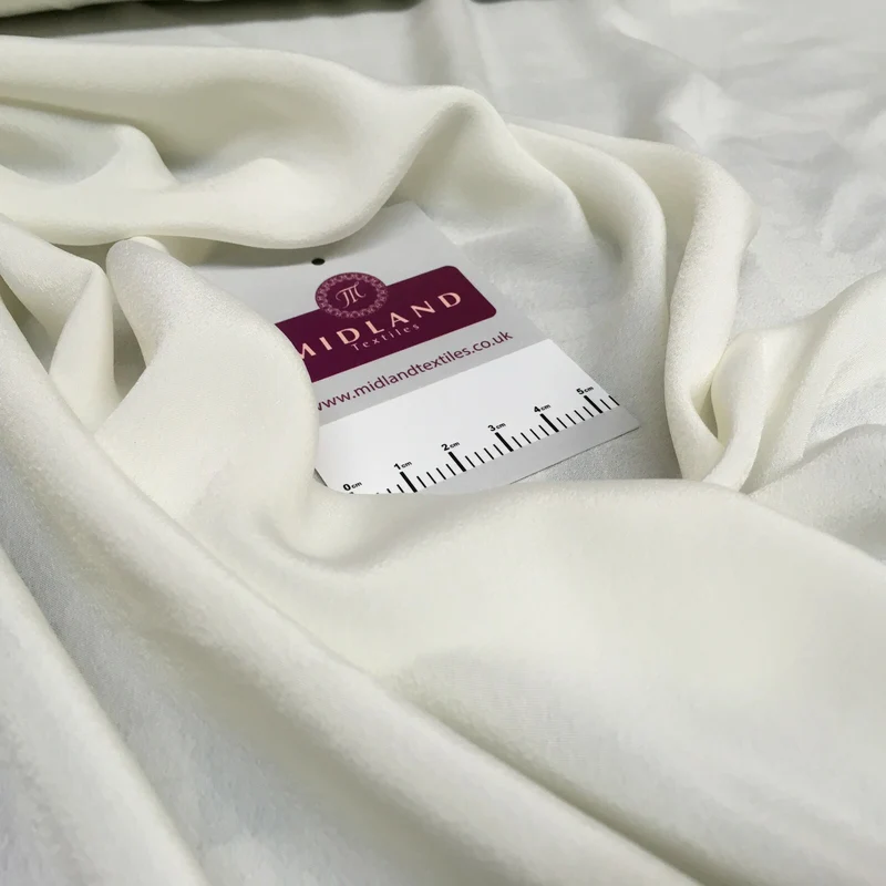 Silky Soft Crepe Plain Fabric - Smooth Drape Quality MR1520