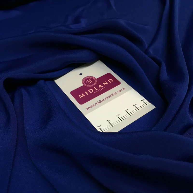 Silky Soft Crepe Plain Fabric - Smooth Drape Quality MR1520