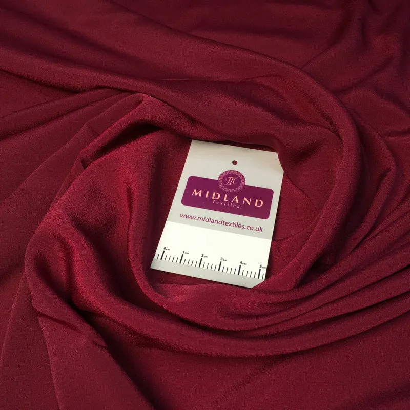 Silky Soft Crepe Plain Fabric - Smooth Drape Quality MR1520