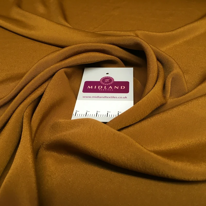 Silky Soft Crepe Plain Fabric - Smooth Drape Quality MR1520
