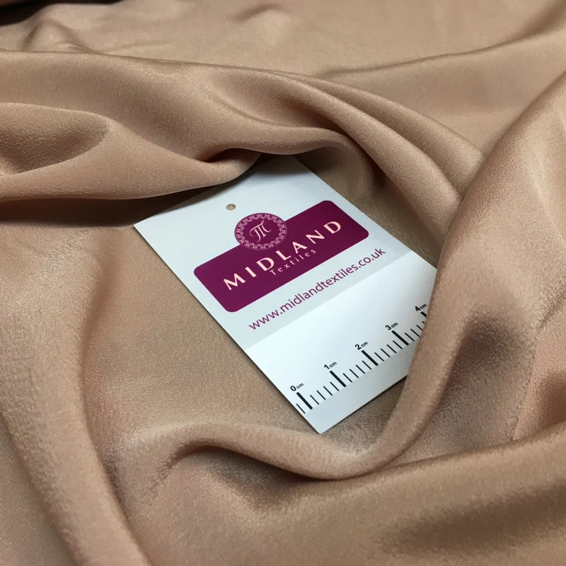 Silky Soft Crepe Plain Fabric - Smooth Drape Quality MR1520