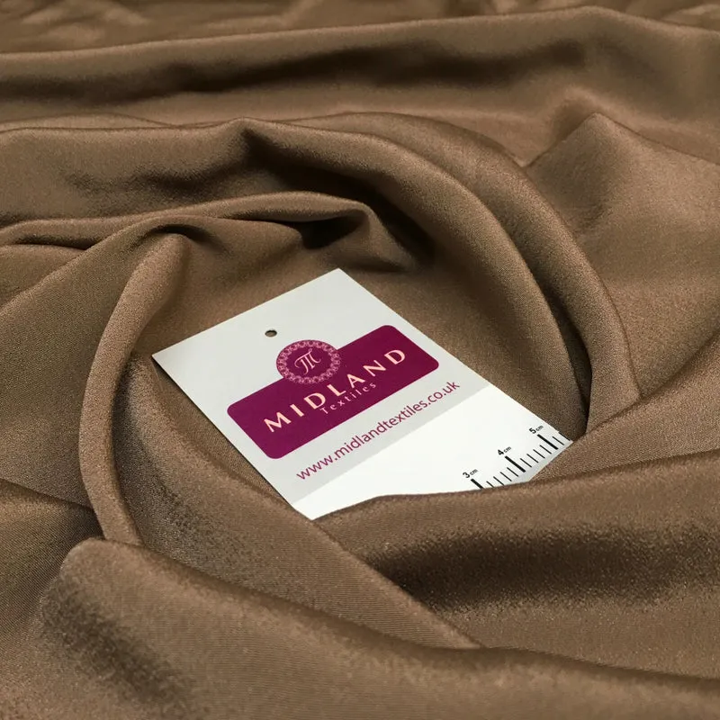 Silky Soft Crepe Plain Fabric - Smooth Drape Quality MR1520