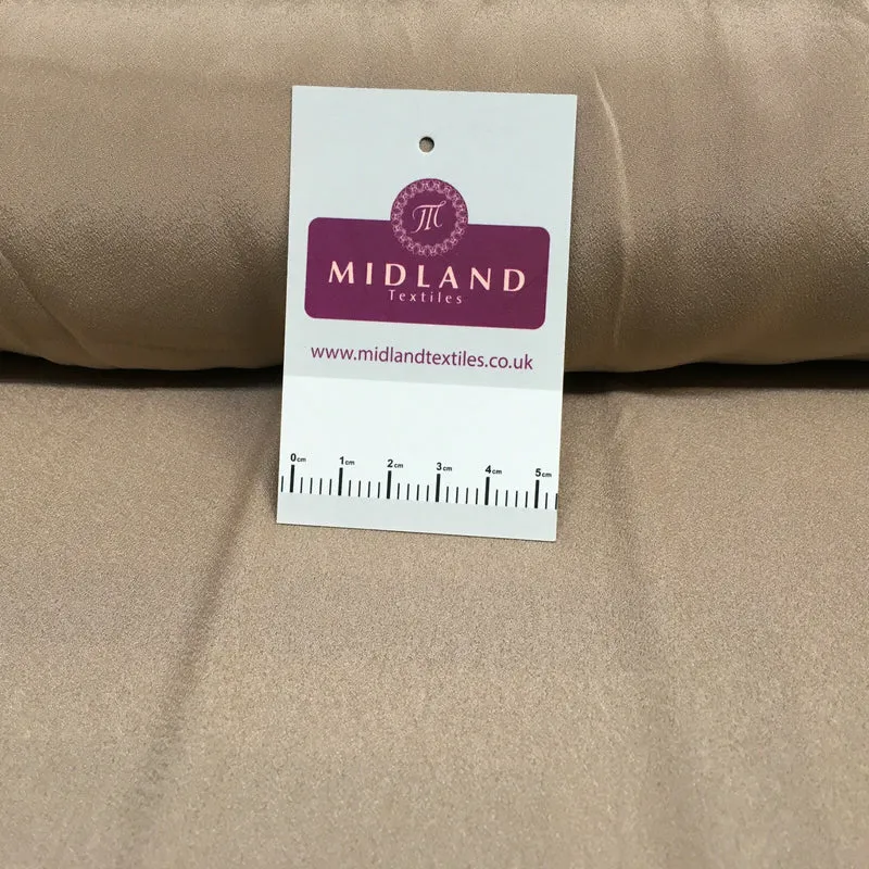 Silky Soft Crepe Plain Fabric - Smooth Drape Quality MR1520
