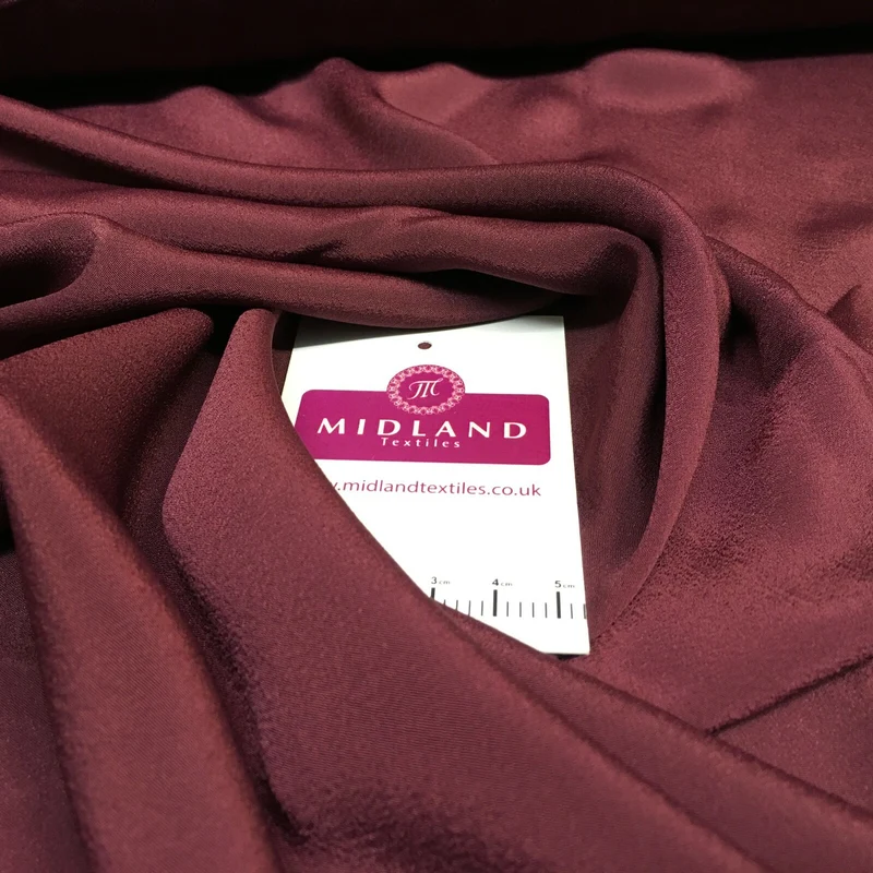Silky Soft Crepe Plain Fabric - Smooth Drape Quality MR1520