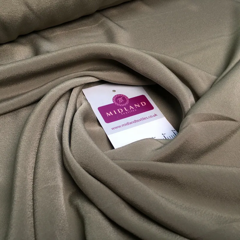 Silky Soft Crepe Plain Fabric - Smooth Drape Quality MR1520